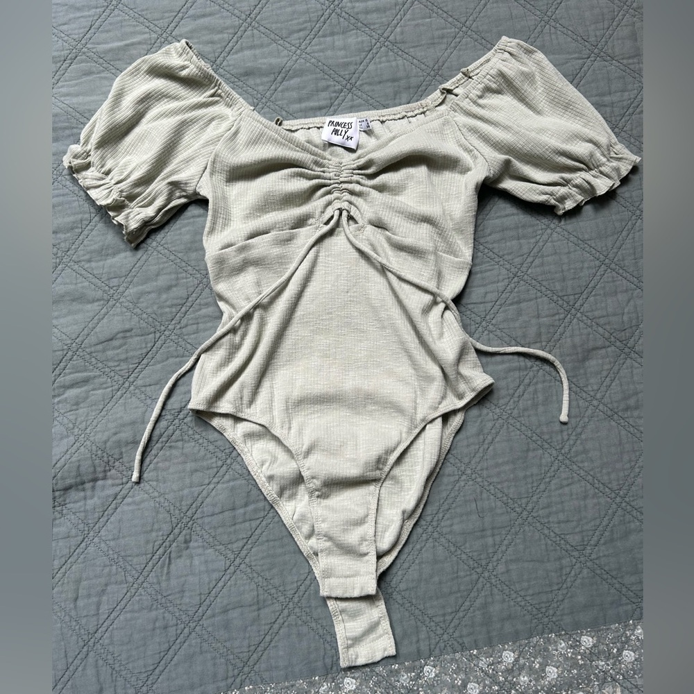 Princess Polly Light Green Bodysuit
